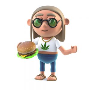 prepare marijuana burgers