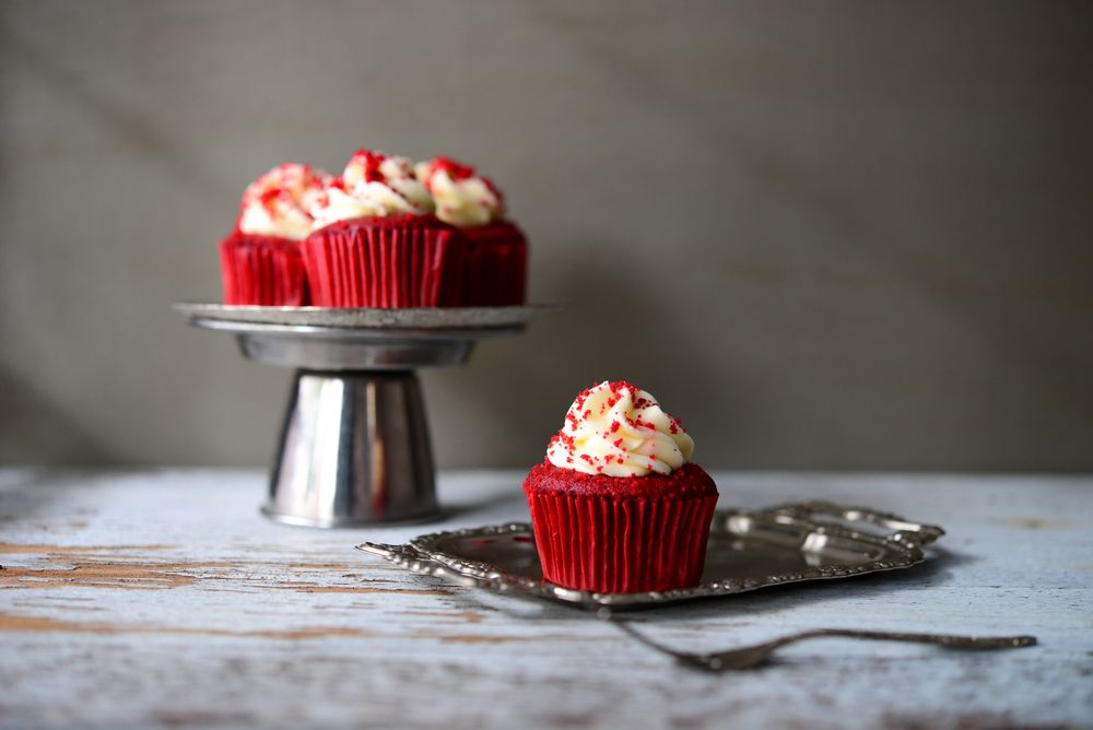 The Making of Red Velvet Chocolate Marijuana Cupcakes.